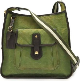 Louis Vuitton Pre-owned Cross Body Bags, female, Green, Size: ONE SIZE Pre-owned Canvas louis-vuitton-bags