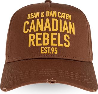 Dsquared2 Baseballpet met logo van de Canadian Rebels