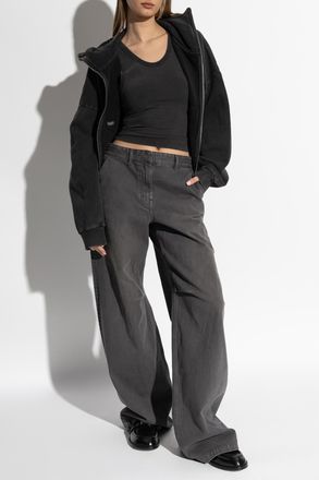 Entire studios Top Cropped, Womens, Black