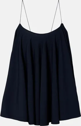 Jacquemus Voile open-back jersey top