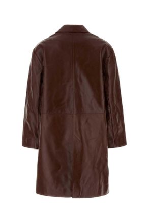 SOEUR Logan Coat - Brown