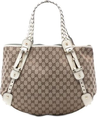 Gucci Pre-owned Gucci GG Canvas Horsebit Pelham Shoulder Bag Ladies N896N1OLTCFKTFU2