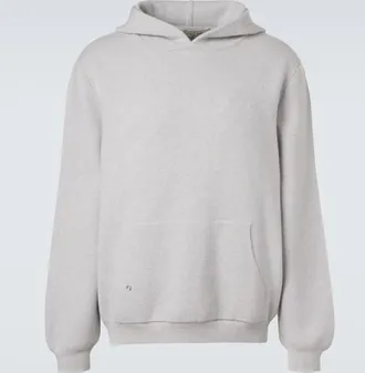 God's True Cashmere Cashmere hoodie with quartz