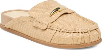 Dolce Vita Jodero Loafer Mule in Light Natural Woven Raffia at Nordstrom, Size 9.5