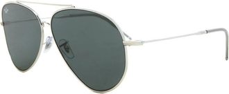 Ray-Ban Aviator Reverse Dark Grey Pilot Unisex Sunglasses RBR0101S 003/GR 59