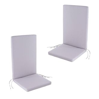 ED&Egrave;N JARD&Iacute; Pack de 2 cojines para sillones reclinables color piedra 114x48x5 cm