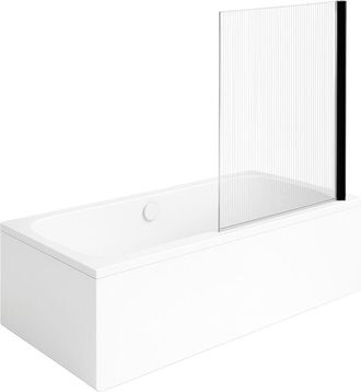 Villeroy & Boch Ba&ntilde;era Recta Villeroy & Boch Architectura 170 X 75 Cm Blanca + Mampara De Ba&ntilde;o Derecha Aurys Raywall Cromado