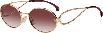 Etro 0106/S DDB/3X Womens Sunglasses Gold Size 57