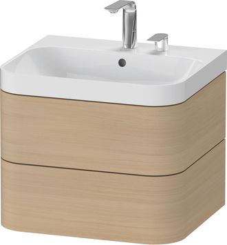 Duravit Set C-bonded Duravit Happy D.2 Plus Suspendido, 575x490mm, 2