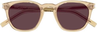 Saint Laurent Sunglasses Sl 28 055 Yellow/Purple Unisex