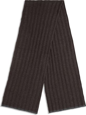 Brunello Cucinelli Mens Cashmere Scarf Brown Kashmir-Capra Hircus Kashmir/capra Scarfs