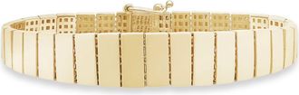 Lana Jewelry 14K Graduating Flash Tile Bracelet in Yellow Gold at Nordstrom, Size 6