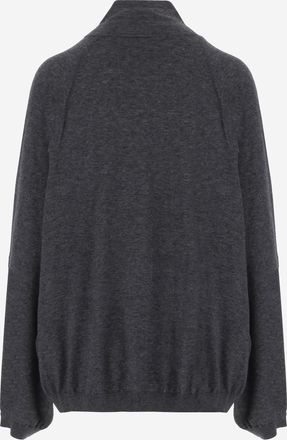 Frankie Shop Womens Jacket Wool-Blend Grey