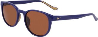 Nike TEMPER FLOW IF1101X 492 Mens Sunglasses Blue Size 53