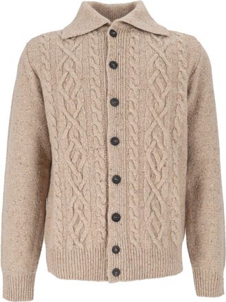 PESERICO Textured Cable Knit Cable Knit Sweater