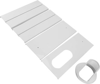 OEM Kit De Ventilaci&oacute;n De Pvc Para Ventana Con Aire Acondicionado, F&aacute;cil Instalaci&oacute;n, Sin Juntas, Universal Y Ajustable. Accesorio Para Ventana Con Aire A