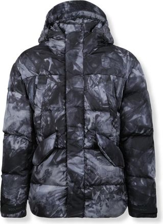 Woolrich Jassen, Heren, Veelkleurig, M, Nylon, Tie Dye Down Mid Length Puffa