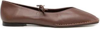 Alohas Sway Ballet Flat - Dames - Ballerinas - Bruin - 41 EU - Leer - Schoenen