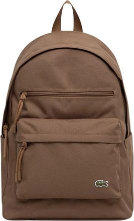 Lacoste Neocroc Rugzak - unisex - Tassen - Bruin - Maat: ONE Size Poliester