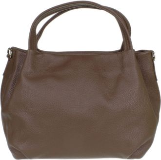 Girly HandBags Bucket Genuine Leather Handbag Medium Coffee