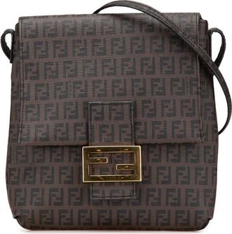 Fendi Pre-owned Fendi Zucchino Spalmati Crossbody Ladies 8BT075 YG1 108 2288