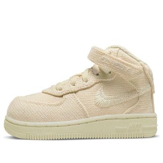 Nike (TD) Nike x Stussy Air Force 1 Mid Fossil DN4159-200