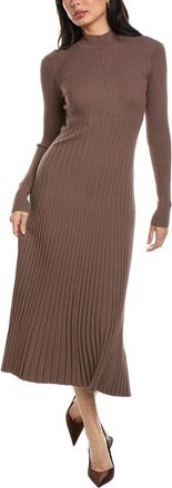 Reiss Vinette Rib Knit Midi Dress