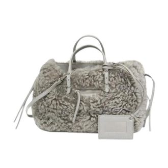 Balenciaga Pre-owned Handbags, female, Gray, Size: ONE SIZE Pre-owned Paper A6 Handbag
