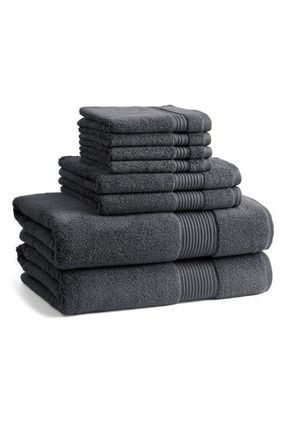 Ted Baker 8-Piece Bath Towel Set in Dark Grey at Nordstrom