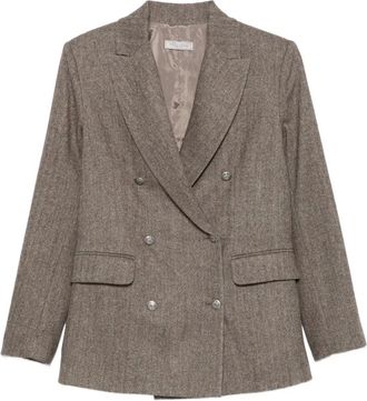 Antonelli Blazer doppiopetto - Marrone