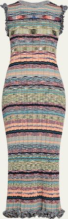 Ulla Johnson Ajak Sleeveless Knit Midi Dress
