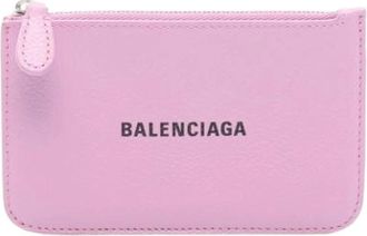 Balenciaga Pre-owned Wallets, female, Pink, Size: ONE SIZE Pre-owned Card Case