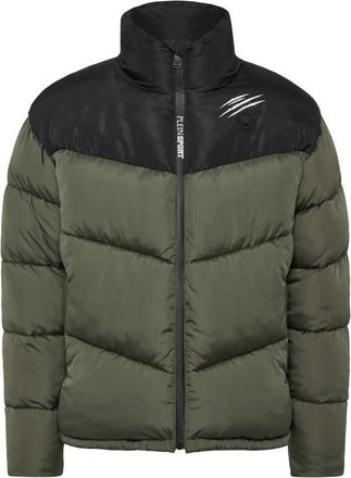 Plein Sport Puffer Jacket - Heren - Ski Jassen - Groen - XL - Leer - Fitness