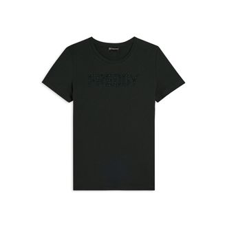 Freddy T-shirt con logo frontale in borchie