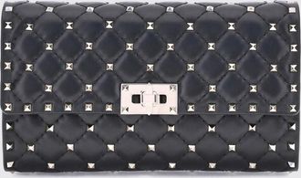 Valentino Garavani Clutch Rockstud Spike Valentino Garavani in nappa matelass&egrave;