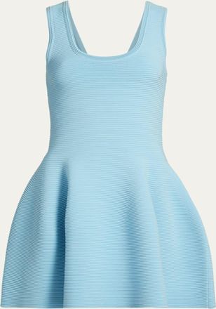 SIMKHAI Larina Ribbed Mini Dress