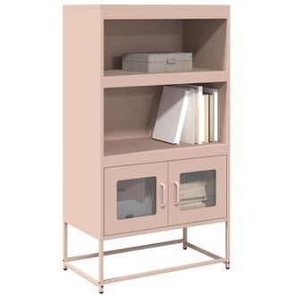 vidaXL Credenza Rosa 68x39x123 cm in Acciaio - Vidaxl