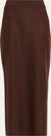 SIMKHAI Nicky Knit Midi Skirt