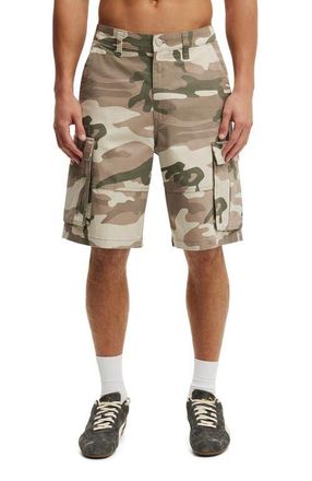 Cotton On Mens Baggy Cargo Short in Desert Camo at Nordstrom, Size 30