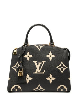 Louis Vuitton 2021-2025 Monogram Empreinte Giant Petit Palais tweekleurige tas - Bruin