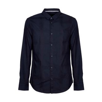 A|X Armani Exchange Casual Shirt - Heren - Casual Overhemden - Blauw - S - Overhemden