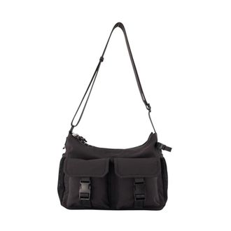 A.P.C. Trek Crossbody Pouch - male - A.P.C. - Shoulder Bags - Black - ONE SIZE - Bags