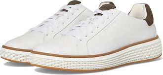 Cole Haan Grandpro Court Skyweave Sneakers Mens Shoes White/Natural/Deep Olive : 11.5 D - Medium, Leather