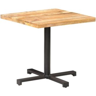 vidaXL Tavolino da Bistrot piano in legno di mango Quadrato varie misure disponibili dimensioni : 80 x 80 x 75 cm