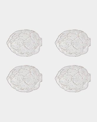 Bordallo Pinheiro Artichoke Bread Plate, Set of 4