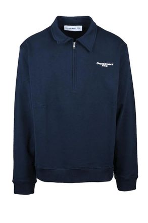 Department Five Cotton Zip Polo Sweatshirt