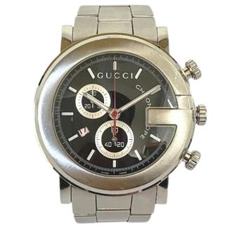 Gucci Pre-owned G Chrono Roestvrij staal Horloge - Heren - Vintage Horloges - Zwart - ONE Size - Vintage