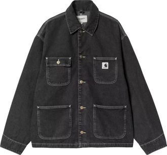 Carhartt Work in Progress Zwarte Stenen Werkjas - Dames - Spijkerjassen - Zwart - S - Katoen - Jassen