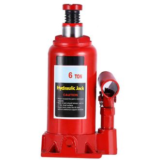 OEM Gato Hidr&aacute;ulico De Botella De 6t, Gato Hidr&aacute;ulico De Botella Profesional Para Coche, Furgoneta, Barco, Cami&oacute;n, Caravana De 18-34 Cm -crezuo