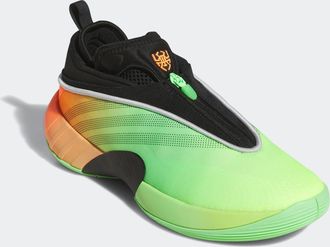 adidas Basketballschuh ADIDAS PERFORMANCE DER D.O.N. ISSUE 7, Gr. 42,5, orange (lime burst, core schwarz, screaming orange), Textil, Schuhe Basketballschuh, 